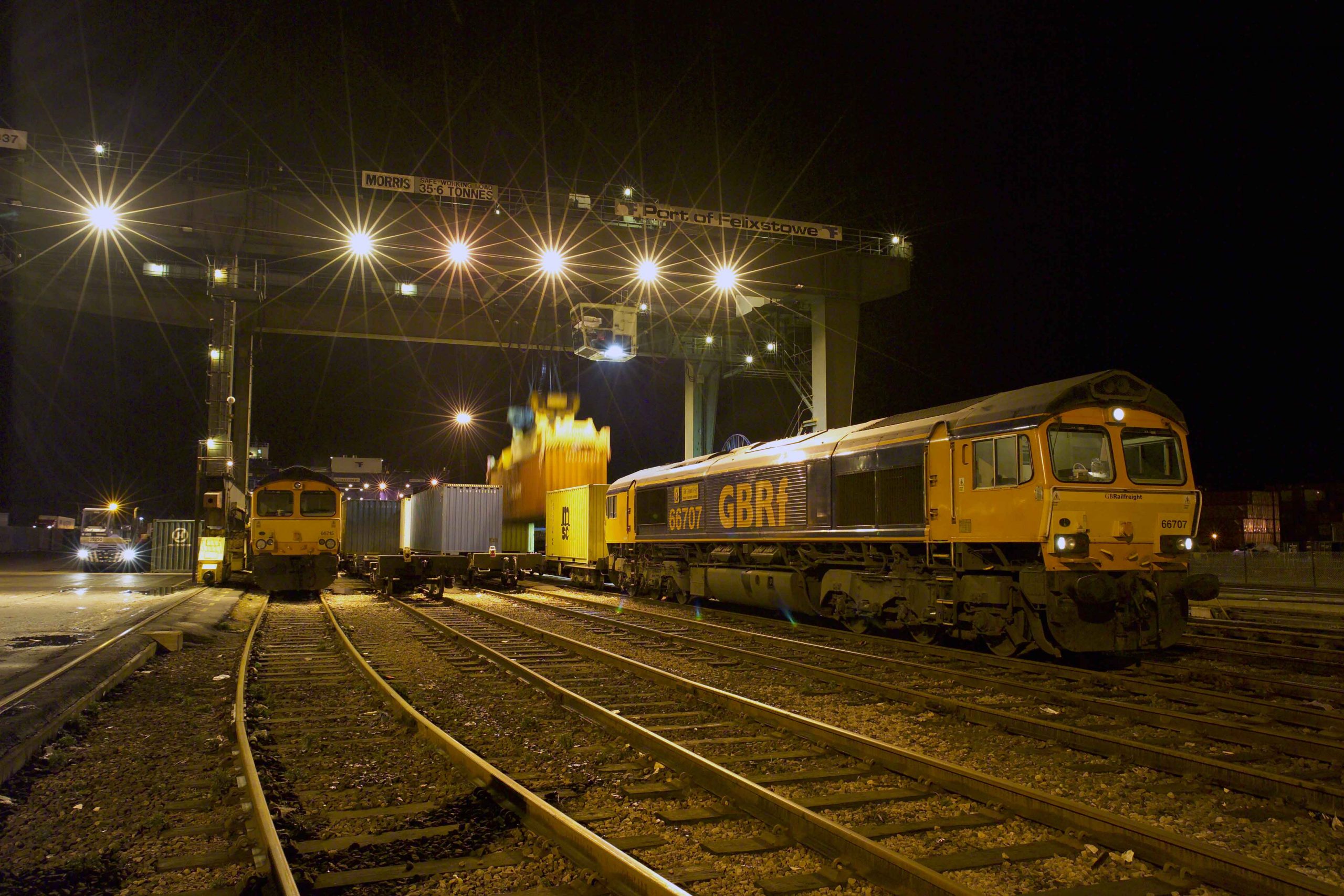 GB Railfreight Announce New Service From Felixstowe To IPort