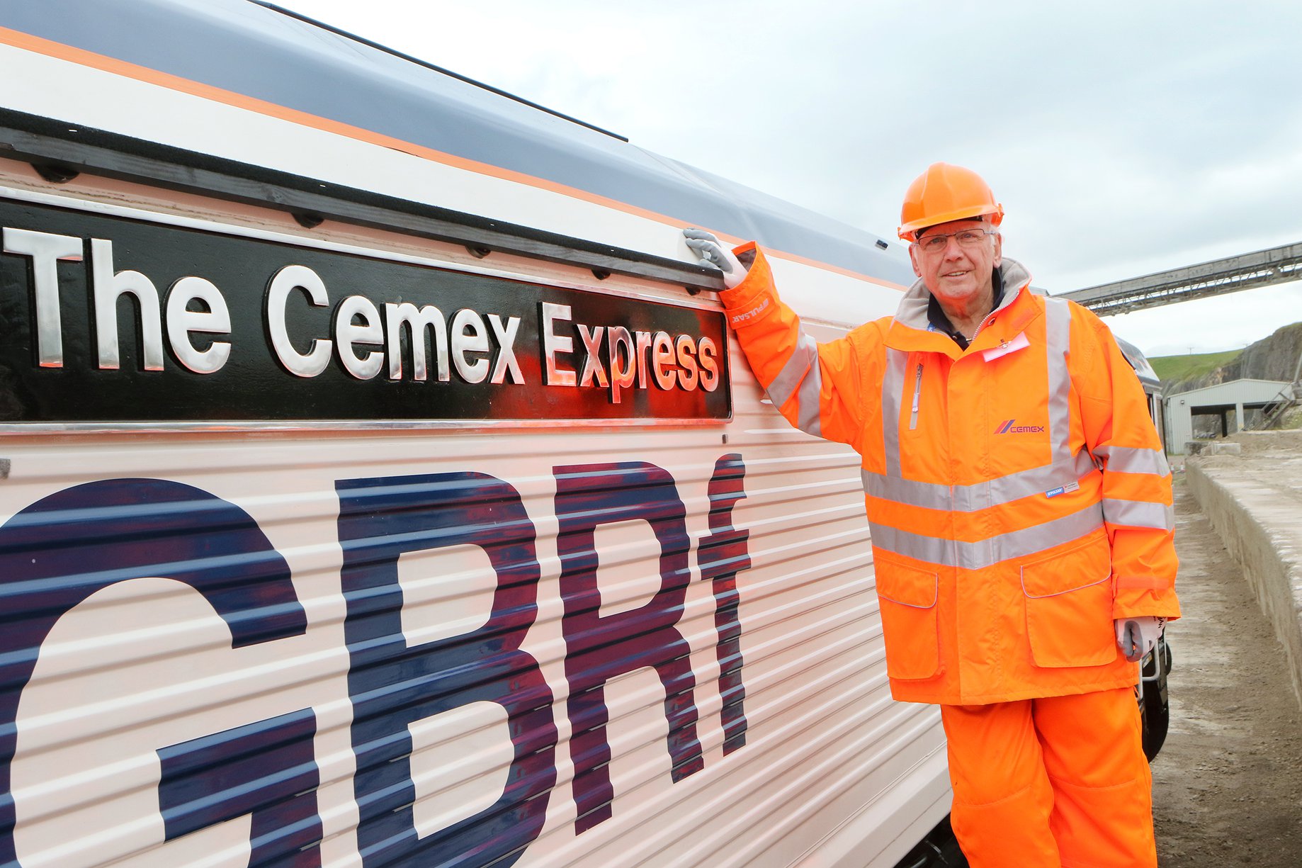 GB Railfreight and CEMEX Launch New Branded Locomotive at Official Naming Ceremony