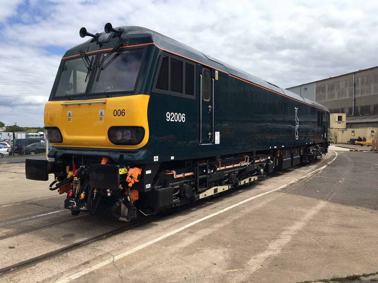 GBRf’s £2 Million Refurbished Class 92 to Enter Caledonian Sleeper Service