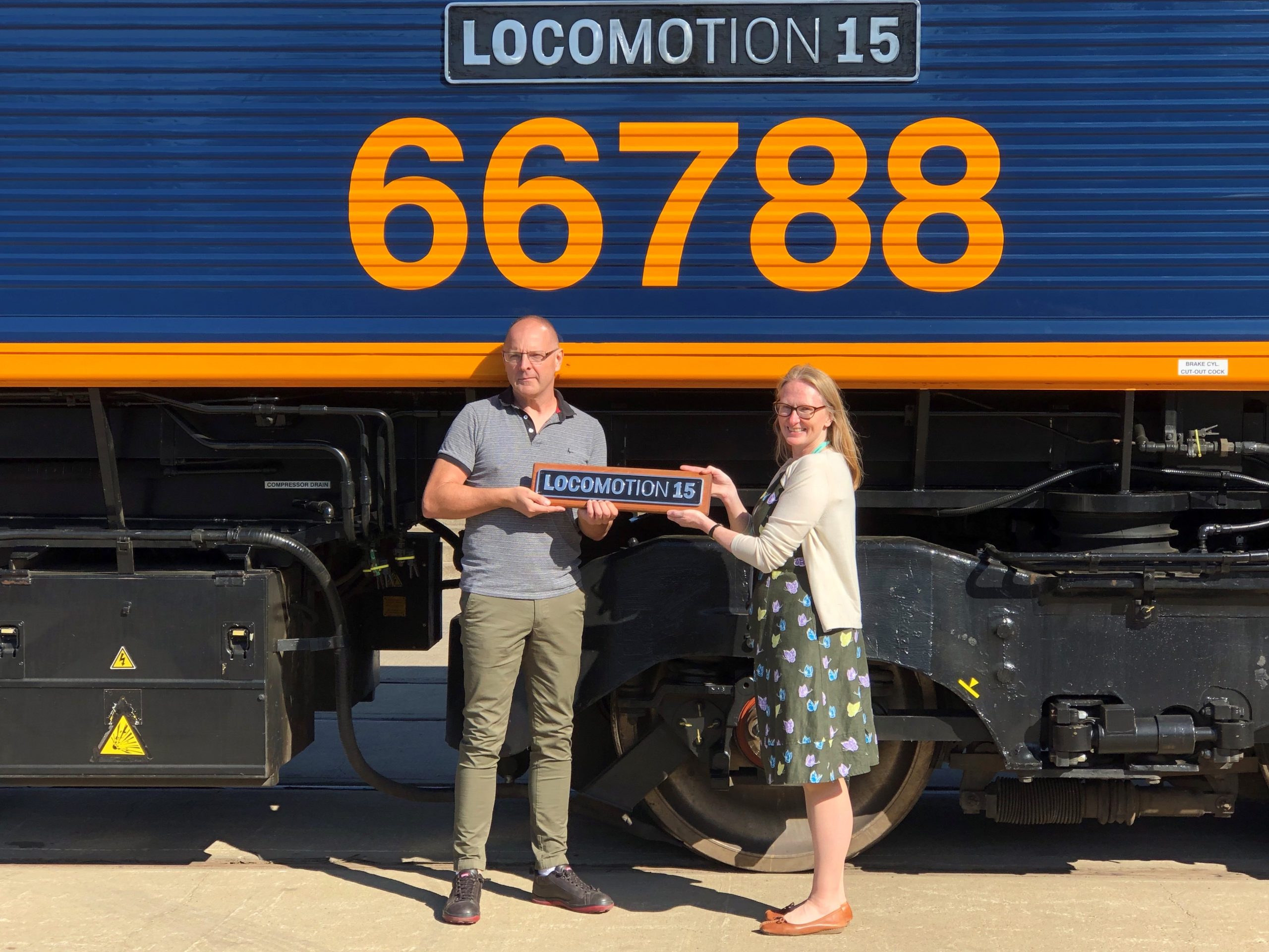 GB Railfreight Celebrates Locomotion’s 15th Anniversary with Class 66 Naming