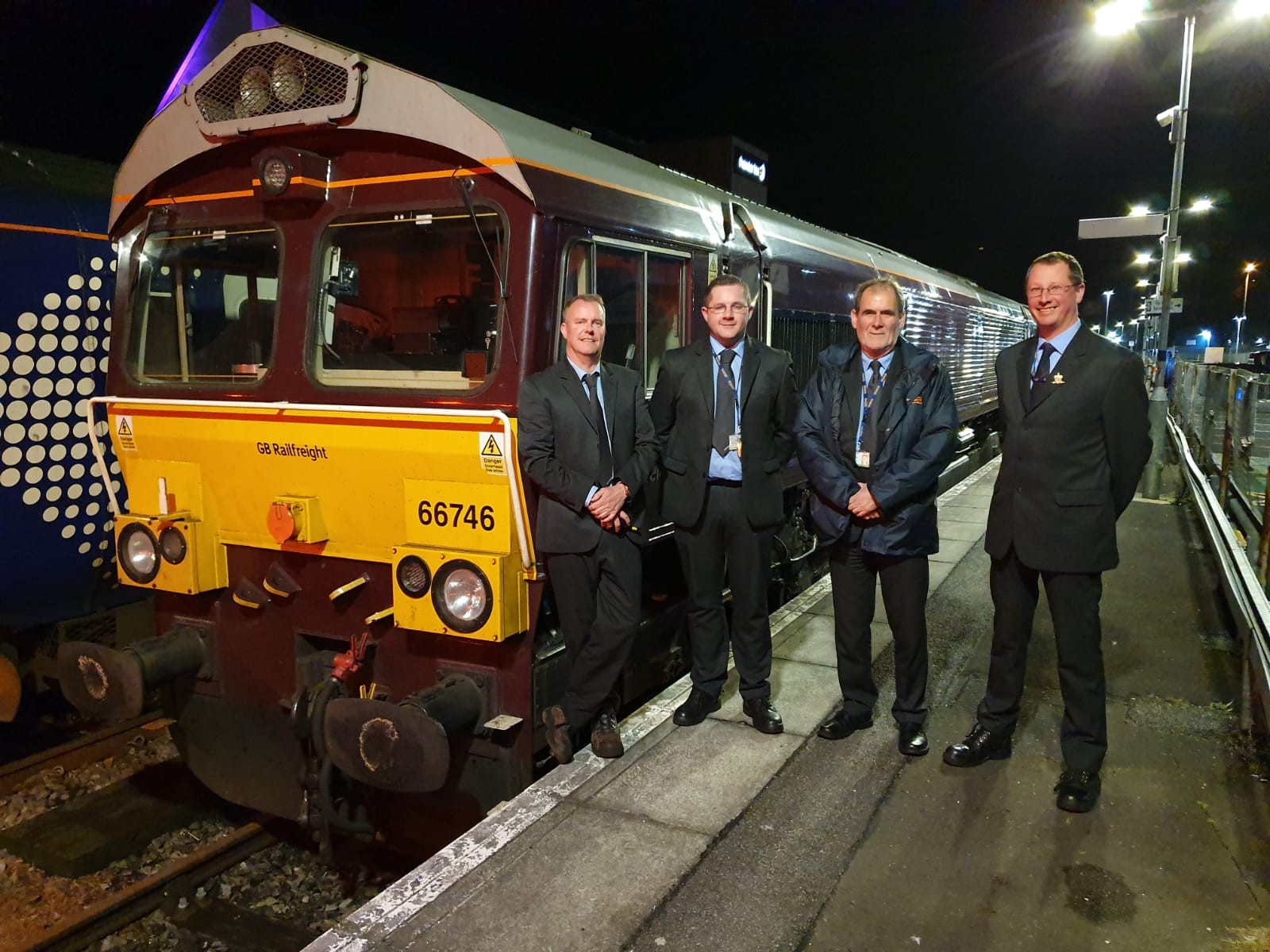 GB Railfreight Make History with Class 66 to Oban Station