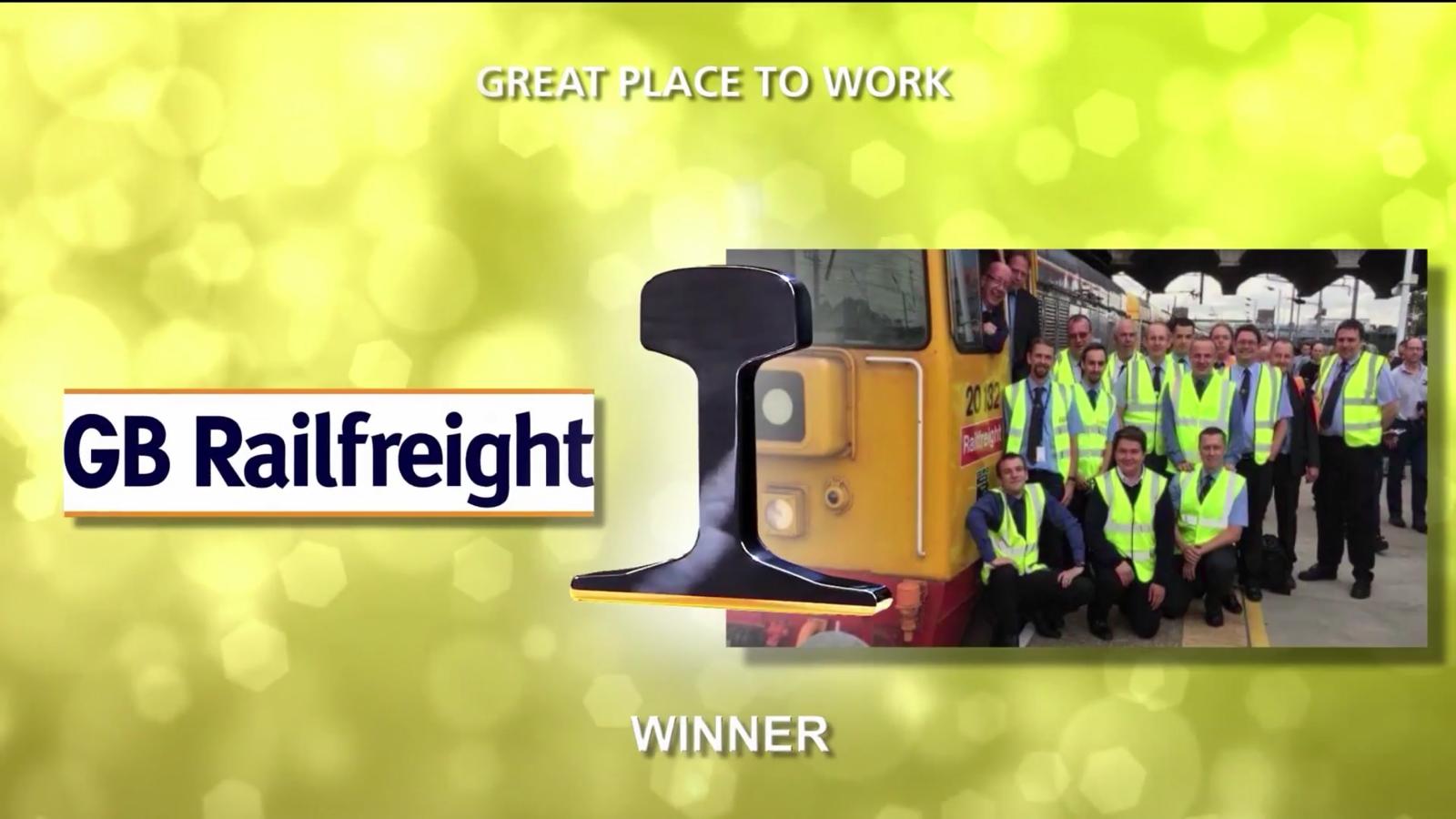 GBRf celebrates success at the National Rail Awards
