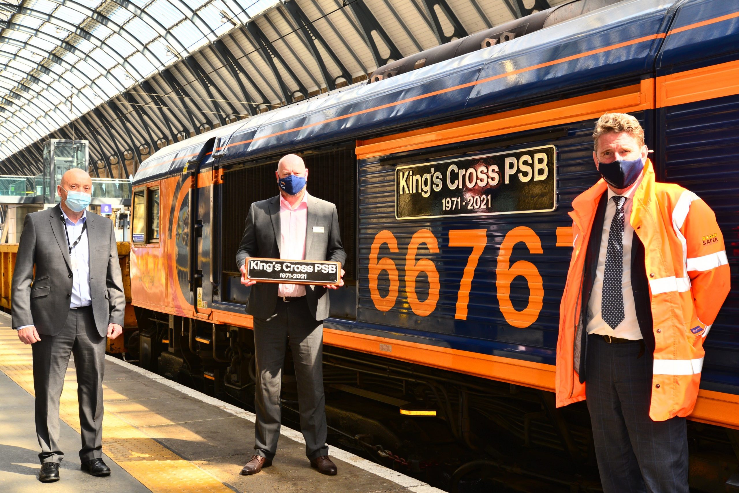 GBRf name new locomotive as King’s Cross project reaches final stage