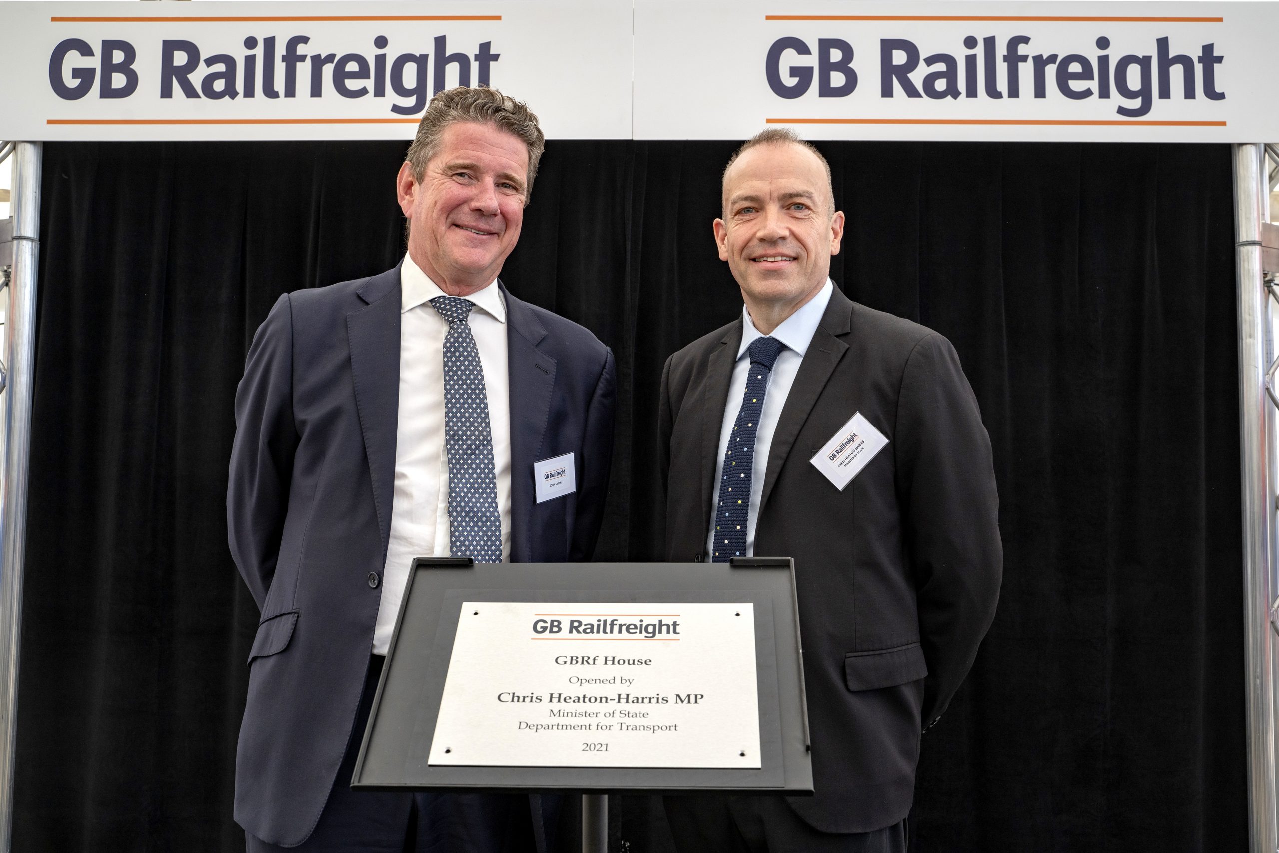 GB Railfreight’s regional investment continues with new Peterborough HQ, officially opened by Rail Minister