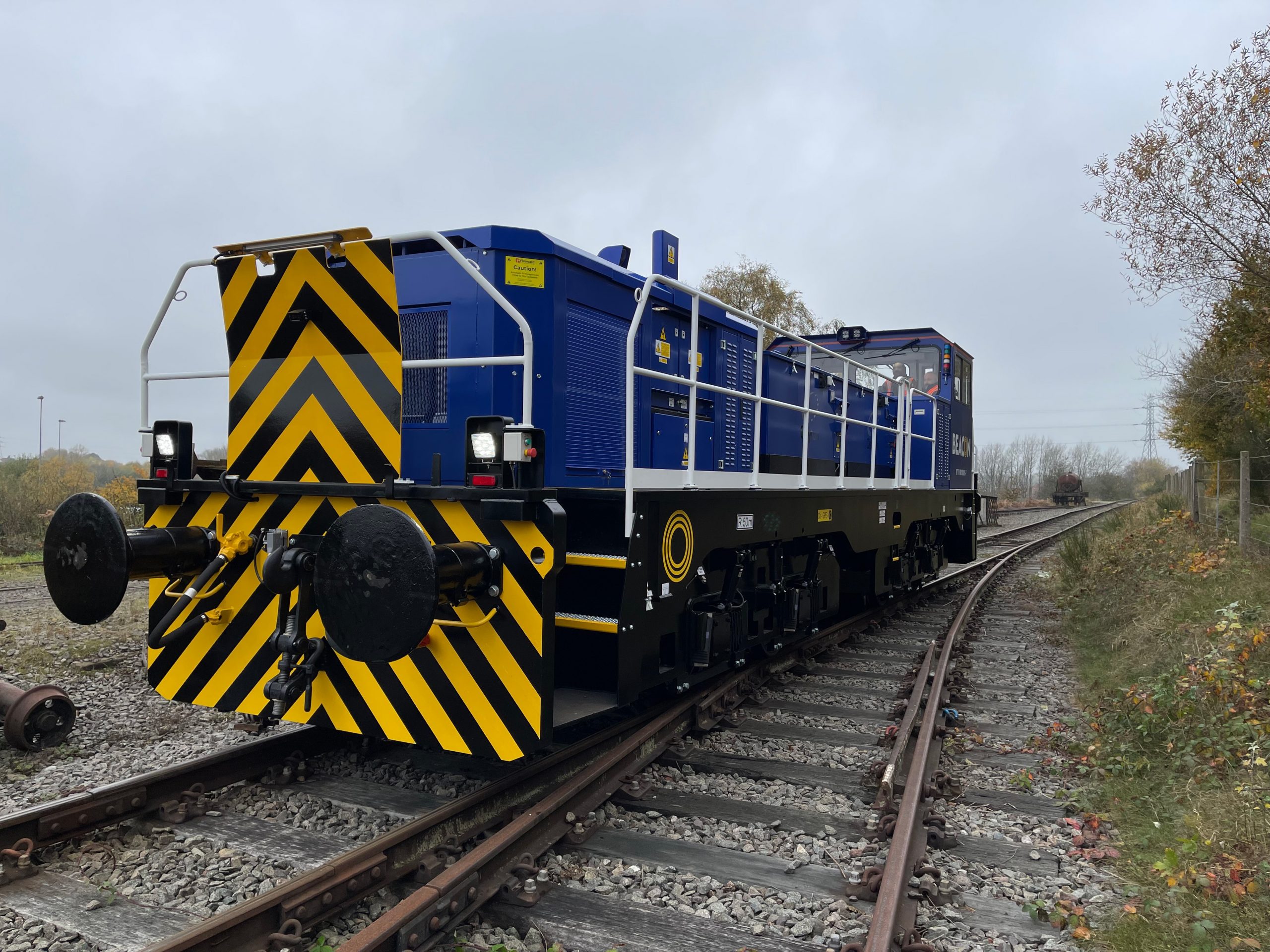 GB Railfreight boosts sustainability by trialling new battery powered locomotive