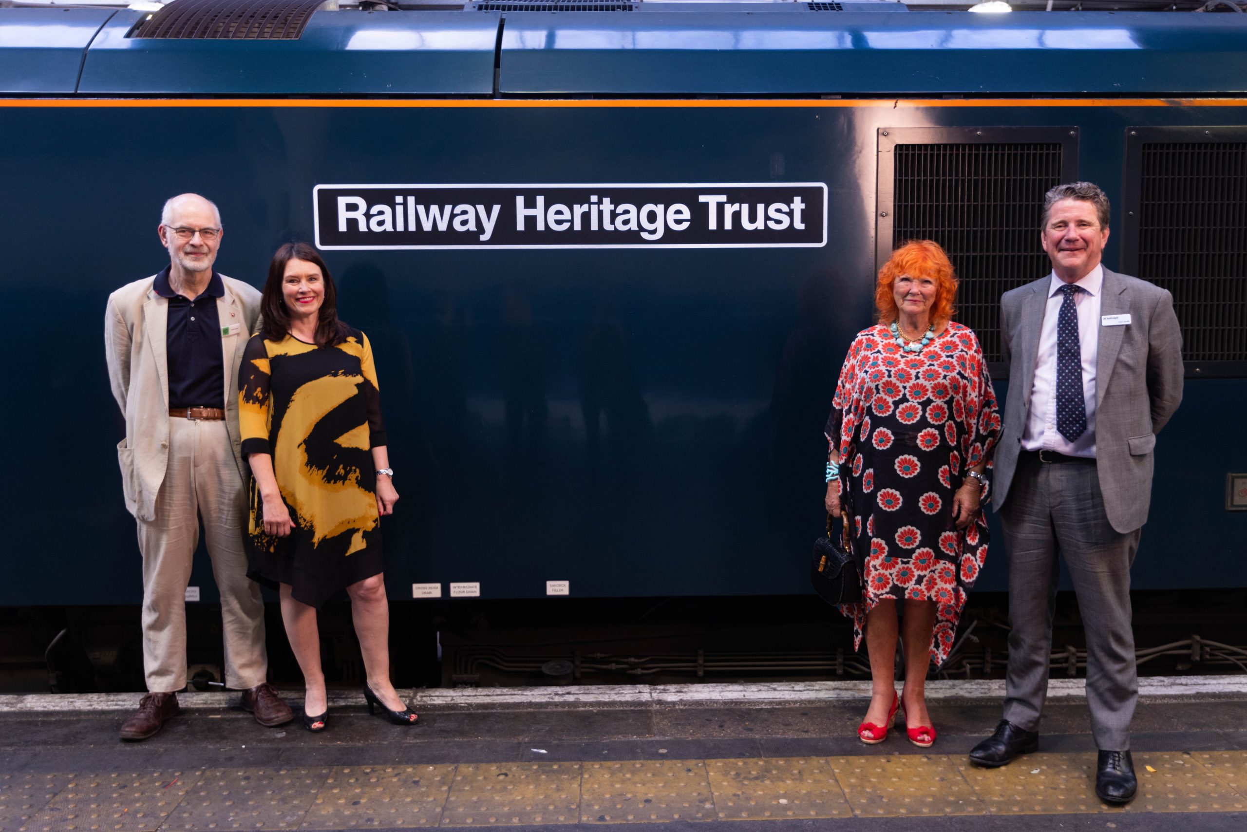 Caledonian Sleeper names engine in honour of Railway Heritage Trust