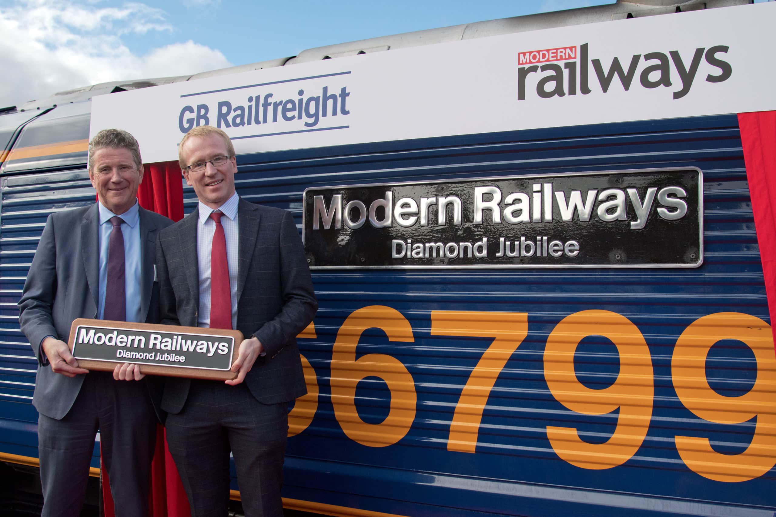 GB Railfreight donates Class 66 nameplate in support of Railway Benefit Fund